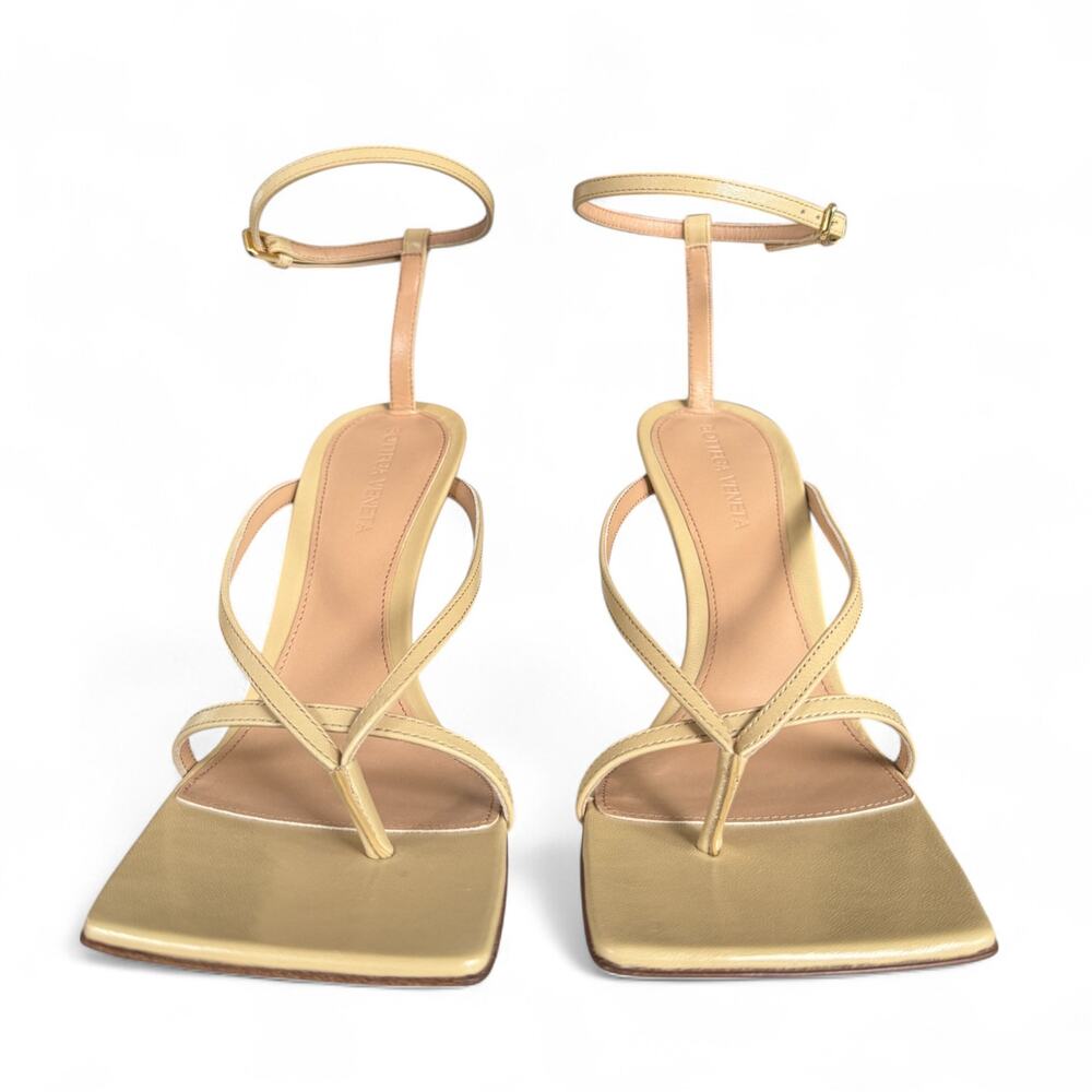 Bottega Veneta Square Toe Wedge Sandals‎ NEW - Picture 2 of 12